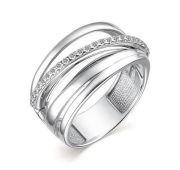 01-3335/00КЦ-00 Кольцо с фианитами бренд Алькор (Серебро 925)