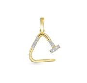 774-3300-1,86 Подвеска гвоздь с бриллиантами бренд Лето (Au 585)