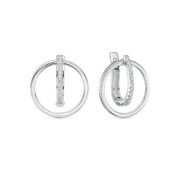 502-2200-4,59 Серьги из белого золота бренд Лето (Au 585)