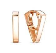 120206 Серьги конго бренд Berger (Au 585)