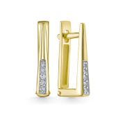 828-2300-2,82 Серьги с бриллиантами бренд Лето (Au 585)