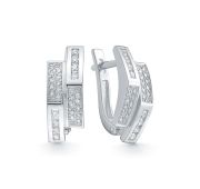 823-2200-4,86 Серьги с бриллиантами бренд Лето (Au 585)