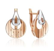 02-5366-00-000-1111 Серьги без вставок бренд Platina (Au 585)