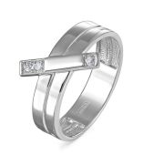 1-061-1000-2.51 Кольцо с бриллиантом бренд Kabarovsky (Серебро 925)