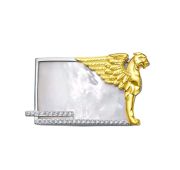 5-176-6287 брошь с перламутром бренд Kabarovsky (Серебро 925)