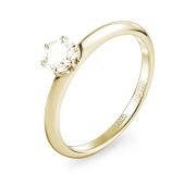 11-21072-9200-1,55 Кольцо с бриллиантом бренд Kabarovsky (Au 585)