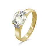 11-21875-12100-3,22 Кольцо с кварцем бренд Kabarovsky (Au 585)