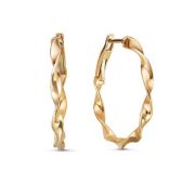 224029 Серьги конго бренд Delta (Au 585)