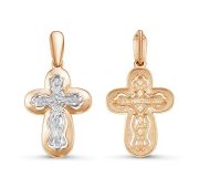 080522 Подвеска крест бренд Delta (Au 585)