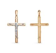 080657 Подвеска крест бренд Delta (Au 585)