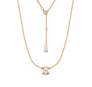 0706341 Колье с фианитами бренд Delta (Au 585)