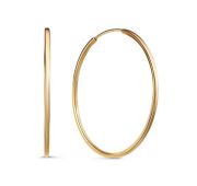 520104/30 Серьги конго бренд Delta (Au 585)