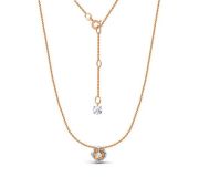 0706532 Колье с фианитами бренд Delta (Au 585)