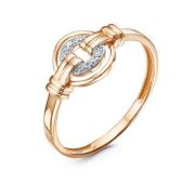 1106623 Кольцо с фианитами бренд Delta (Au 585)