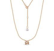 0706241 Колье с фианитами бренд Delta (Au 585)