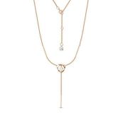 0706325 Колье с фианитами бренд Delta (Au 585)