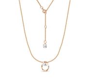 0706395 Колье с фианитами бренд Delta (Au 585)