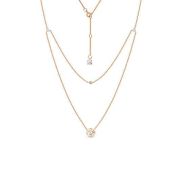 0706488 Колье с фианитами бренд Delta (Au 585)