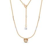 0706536 Колье с фианитами бренд Delta (Au 585)