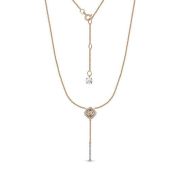 0706581 Колье с фианитами бренд Delta (Au 585)