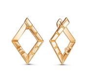 2206683 Серьги без вставок бренд Delta (Au 585)