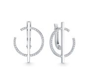 957-2200-5,08 Серьги с сапфирами бренд Лето (Au 585)