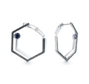 913-220421-6,81 Серьги с бриллиантами бренд Лето (Au 585)