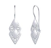 20894-925 Серьги замок петля из серебра (Серебро 925)