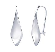 21252-925 Серьги из серебра замок петля (Серебро 925)