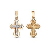 080930 Подвеска крест бренд Delta (Au 585)