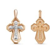 080617 Подвеска крест бренд Delta (Au 585)