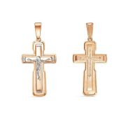 080814 Подвеска крест бренд Delta (Au 585)