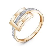 1106676 Кольцо с фианитами бренд Delta (Au 585)