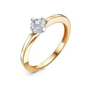 1106592 Кольцо помолвочное бренд Delta (Au 585)