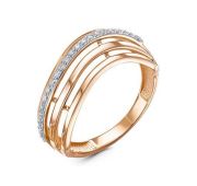 1106652 Кольцо с фианитами бренд Delta (Au 585)