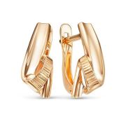 2206839 Серьги без вставок бренд Delta (Au 585)