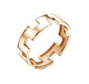 2106717 Кольцо без вставок бренд Delta (Au 585)