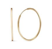 520104/25 Серьги конго бренд Delta (Au 585)