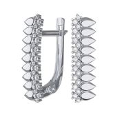 2101595-00775 Серьги с фианитами бренд Pokrovsky (Серебро 925)