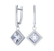 2101625-00775 Серьги с фианитами бренд Pokrovsky (Серебро 925)