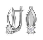 2101340-00775 Серьги с фианитами бренд Pokrovsky (Серебро 925)