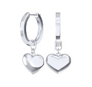 0221812-00245 Серьги сердце бренд Pokrovsky (Серебро 925)