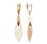 1400012709 Серьги без вставок (Au 585)