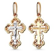 1400235587 Подвеска крест (Au 585)
