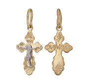 1402235365 Подвеска крест (Au 585)