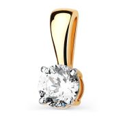 120023G186-1 Подвеска с фианитом (Au 585)