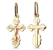 1400035591 Подвеска крест (Au 585)