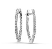 803-00733-01-00-20-00 Серьги с фианитами (Серебро 925)