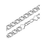 420-73-0150-30176 Браслет двойной ромб (Серебро 925)