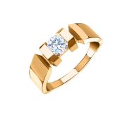 01-117984 Кольцо с фианитом бренд Sanis (Au 585)